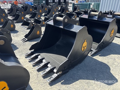 Trojan 200CL 54 in Digging Excavator Bucket - Fits 80mm Cat 320/321/323, Hyundai R210 Komatsu PC200/220, Deere 160/200/225 Kobelco SK210, Case 210/225, Doosan DX225