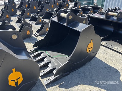 Trojan 200CL 54 in Digging Excavator Bucket - Fits 80mm Cat 320/321/323, Hyundai R210 Komatsu PC200/220, Deere 160/200/225 Kobelco SK210, Case 210/225, Doosan DX225