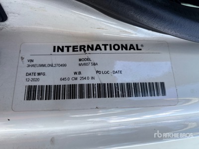 2022 International MV607 4x2 Van Truck