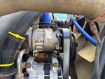 Moteur with compresseur de climatisation