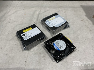 (4) Ultra Electronics 206-800011-000 Axial Fans