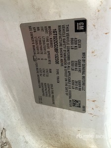 2011 GMC Sierra 2500HD 4x4 Utility Truck (Inoperable)