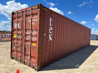 2010 40 ft High Cube Storage Container
