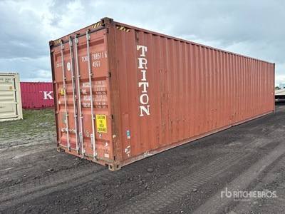 2010 40 ft High Cube Storage Container