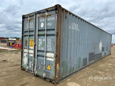 40 ft High Cube Storage Container
