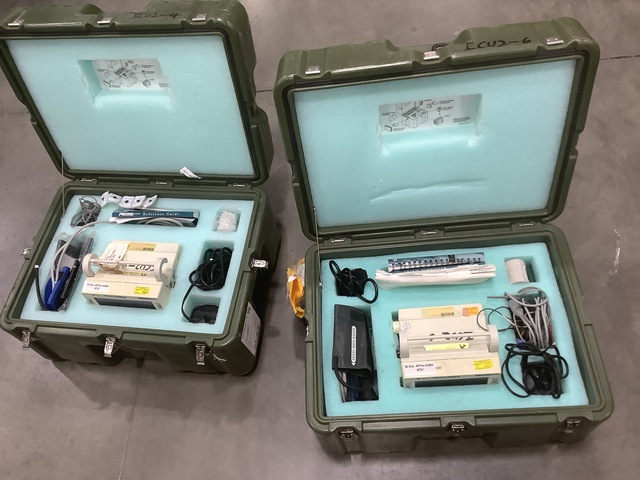 (8) Welch Allyn Propaq 206 EMPS Patient Monitor w/Storage Cases