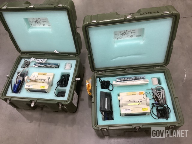 (8) Welch Allyn Propaq 206 EMPS Patient Monitor w/Storage Cases