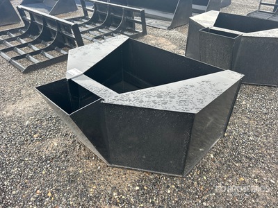 Kit Containers QT-CB-075 0.75 cyd Concrete Placement Skid Steer Bucket (Unused)