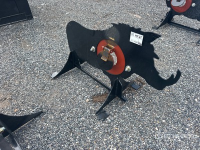 Kit Containers AR500ATBOAR 3/8 in. AR500 Steel Boar Shooting Target With Heart Flapper Divers - Industriel (Unused)
