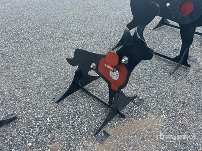 Kit Containers AR500ATCOYOTE 3/8 in. AR500 Steel Coyote Shooting Target With Heart Flapper Divers - Industriel (Unused)