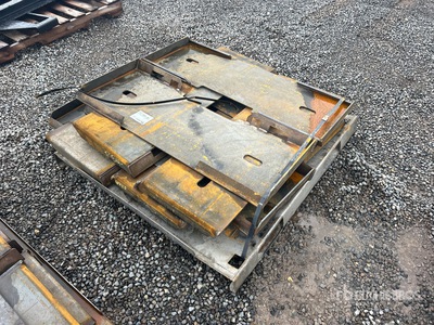 Quantity of (10) Kit Containers QT-F-BLANK Montageplaat voor schrankladerbevestiging (Unused)