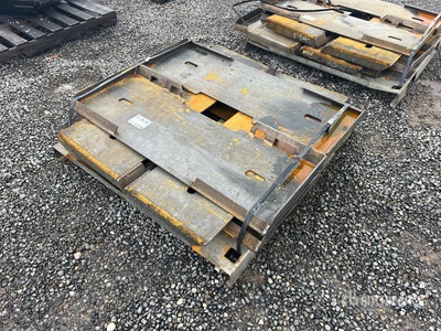 Quantity of (10) Kit Containers Montageplaat voor schrankladerbevestiging (Unused)
