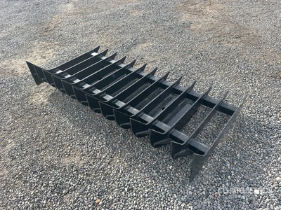 Kit Containers QT-RR-70 70 in Skid Steer Root Rake (Unused)