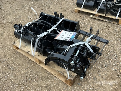 Quantity of (9) 2026 AGT 12EX-ATA Mini Excavator Attachments (Unused)