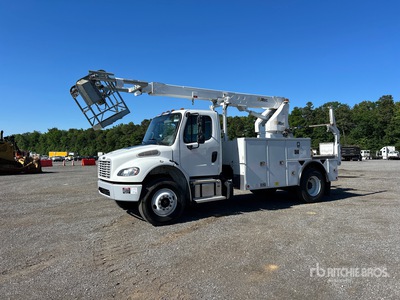 2022 Altec T40P 35 ft on 2023 Freightliner M2 106 4x2 Cable Placer Camion Nacelle