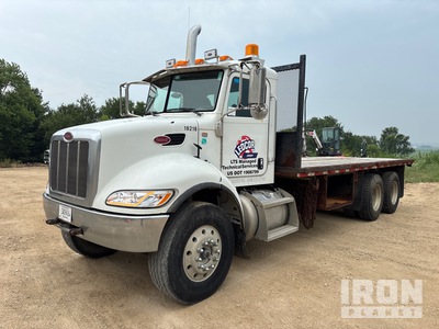 2013 Peterbilt 348 6x4 Flatbed Truck