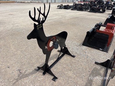 Kit Containers AR500ATDEER 3/8 in. AR500 Steel Deer Shooting Target With Heart Flapper (Unused)