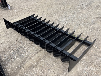 Kit Containers QT-RR-70 70 in Skid Steer Landscape Rake (Unused)