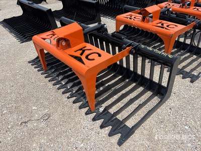 Kit Containers QT-SG-S76-V3 76 in Skeleton Skid Steer Grapple (Unused)