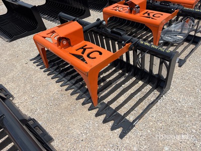 Kit Containers QT-SG-S76-V3 76 in Skeleton Skid Steer Grapple (Unused)