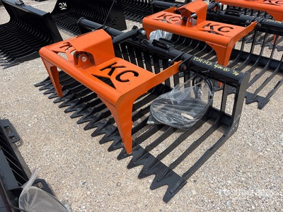 Kit Containers QT-SG-S76-V3 76 in Skeleton Skid Steer Grapple (Unused)