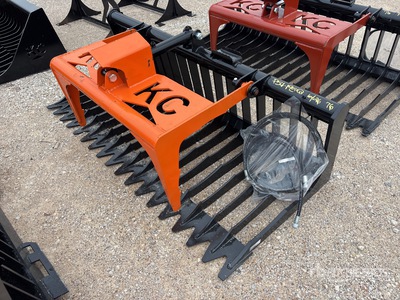 Kit Containers QT-SG-S76-V3 76 in Skeleton Skid Steer Grapple (Unused)
