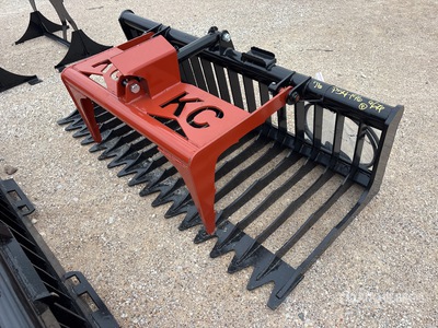 Kit Containers QT-SG-S76-V3 76 in Skeleton Skid Steer Grapple (Unused)