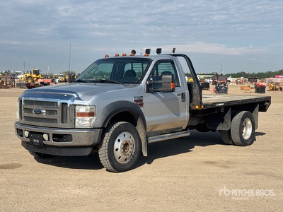 2008 Ford F-450 XLT 4x4 Flatbed Truck