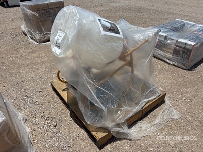 Westward Electric 3 1/2 cu ft Wheelbarrow Mixer Portable Concrete Mixer