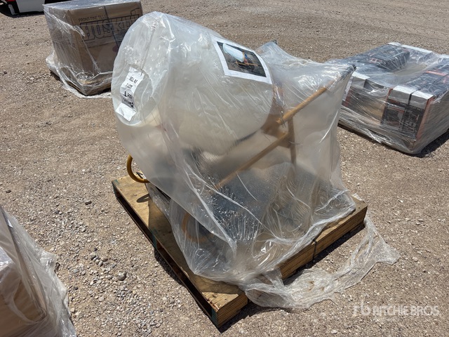 Westward Electric 3.5 cu ft Wheelbarrow Mixer Portable Concrete Mixer