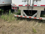 Trailer Chassis with License Plate Light Functional