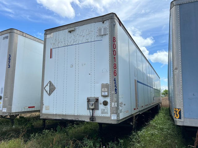 2008 Wabash DVCVHPC 53 ft x 102 in T/A Van Trailer