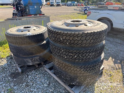 Quantity of (10) Crates of 11r24.5 Tires