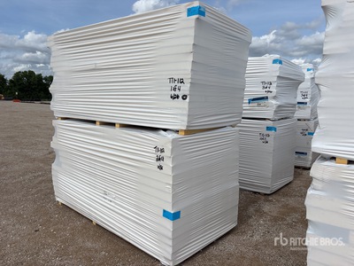 Quantity of (4) Pallets of 48 in x 96 in Polyiso Insulation Board