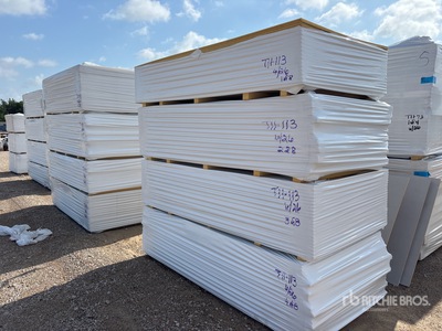 Quantity of (8) Pallets of 48 in x 96 in x 1/2 in Polyiso Insulation Board