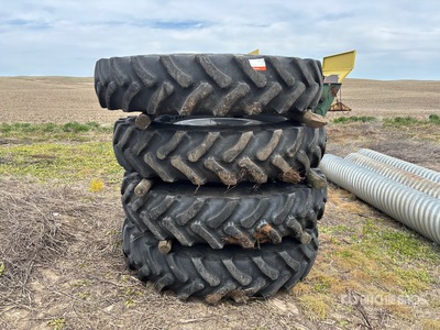 Quantity of (4) Goodyear 380/60R46 Sprayer Tires