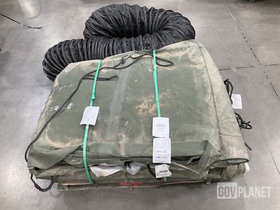 (2) HF Group HF0402054 Air Duct Hoses & (4) Intermediate Tent Sections