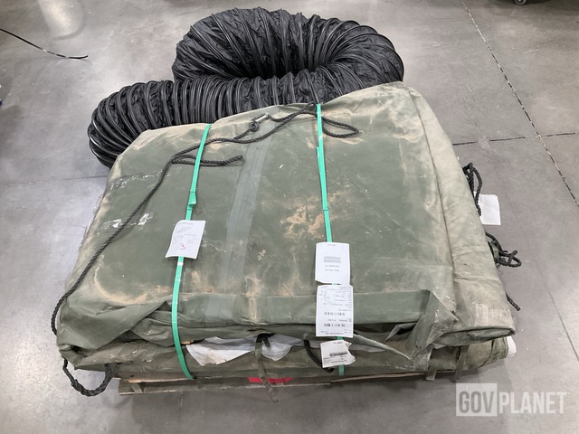 (2) HF Group HF0402054 Air Duct Hoses & (4) Intermediate Tent Sections
