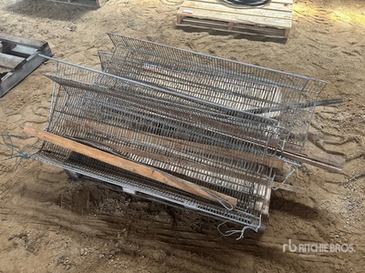 Quantity of 4 ft Shelving
