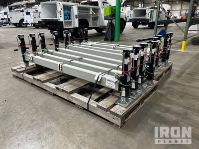 Quantity of (8) Auto Crane Company Manual Outrigger Assembly (Unused)