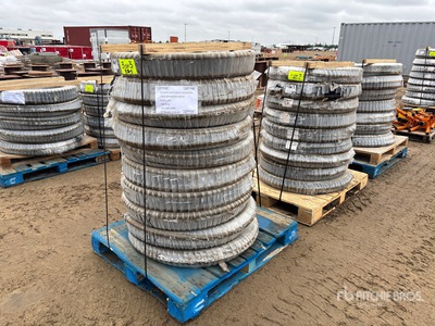 Quantity of (3) Pallets of Grizz Flex 1 1/4 100R15 Boyau