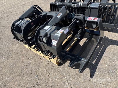 Stout XHD84-6 84 in Skeleton Skid Steer Grapple