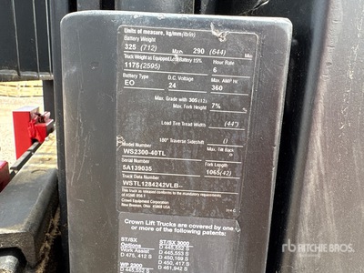 2000 Crown WS2300 Apilador Eléctrico
