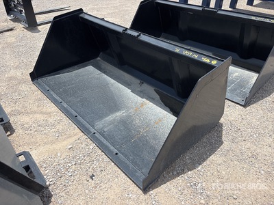 Mid-State 74 in Snow & Litter Skid Steer Bucket (Unused)