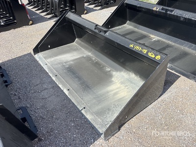 Mid-State 68 in Low Profile Skid Steer Bucket (Unused)