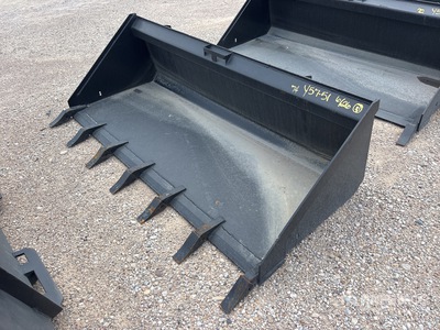 All-Star 74 in Low Pro w/Teeth Skid Steer Bucket (Unused)