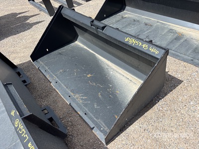 Mid-State 60 in Low Profile Skid Steer Bucket (Unused)
