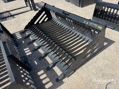 All-Star 72 in Rock w/Teeth Skid Steer Bucket (Unused)