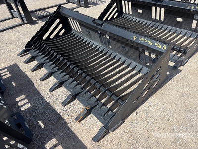 All-Star 80 in Rock w/Teeth Skid Steer Bucket (Unused)