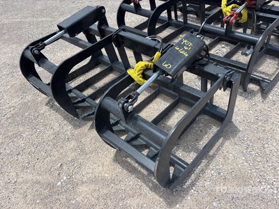 Mid-State 60 in E-Series Root Skid Steer Grapple (Unused)